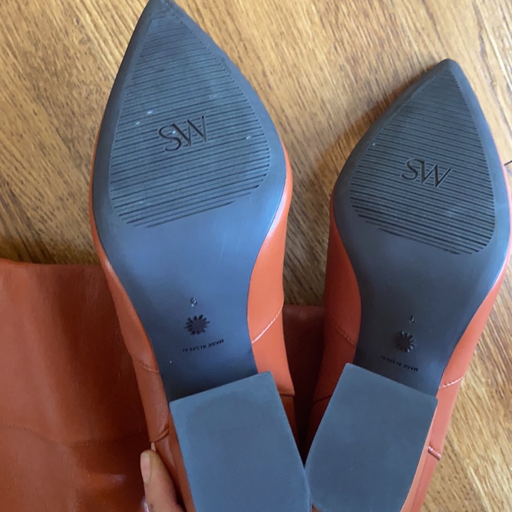 New Without Tags Stuart Weitzman Willa Leather Bo… - image 7